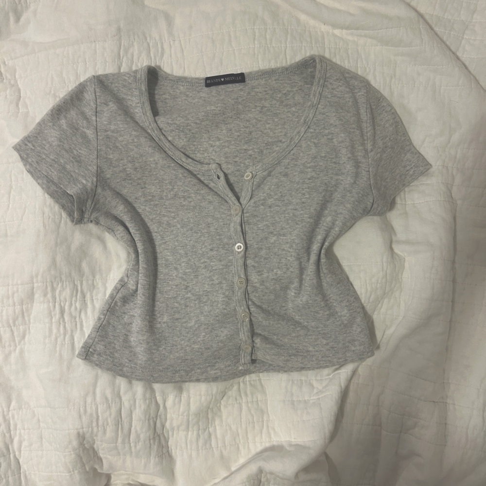 Brandy Melville Grey top